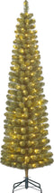 Black Box Trees Charlton Pilar kerstboom led groen warm wit 160L TIPS 362 en timer & dimmer - h215xd56cm