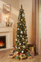 Black Box Trees Charlton Pilar kerstboom led groen warm wit 160L TIPS 362 en timer & dimmer - h215xd56cm