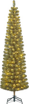 Black Box Trees Charlton Pilar kerstboom led groen warm wit 180L TIPS 409 en timer & dimmer - h230xd58cm