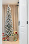 Black Box Trees Charlton Smalle Kunstkerstboom met Warm Witte LED Verlichting - H155 x Ø48 cm - Groen Frosted
