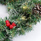 Black Box Trees Creston Kerstkrans met LED Verlichting - Ø60 cm - Groen