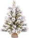 Black Box Trees Dinsmore Kunstkerstboom in Jute met LED Verlichting - H60 x Ø50 cm - Frosted Green