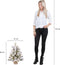 Black Box Trees Dinsmore Kunstkerstboom in Jute met LED Verlichting - H60 x Ø50 cm - Frosted Green
