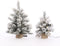 Black Box Trees Dinsmore Kunstkerstboom in Jute met LED Verlichting - H60 x Ø50 cm - Frosted Green