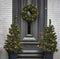 Black Box Trees Glendon Kunstkerstboom in Pot met 30 LED lampjes - H90 x Ø51cm - Groen