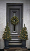 Black Box Trees Glendon Kunstkerstboom in Pot met 30 LED lampjes - H90 x Ø51cm - Groen