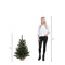 Black Box Trees Glendon Kunstkerstboom in Pot met 30 LED lampjes - H90 x Ø51cm - Groen