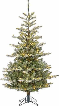 Black Box Trees Kunstkerstboom Celits - 97x97x155 cm - PVC - Bevroren Groen