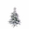 Black Box Trees Kunstkerstboom Grimshaw - 132x132x185 cm - PVC/hardnaald - frosted,Groen