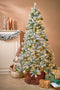 Black Box Trees Nagoya Kunstkerstboom met Warm Witte LED Verlichting - H210 x Ø115 cm - Groen Frosted