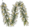 Black Box Trees Nigata Guirlande met Warm Witte LED Verlichting - L180 cm - Groen Frosted