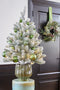 Black Box Trees Nigata Kunstkerstboom in Pot met LED Verlichting - H90 x Ø55 cm - Groen Frosted