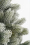 Black Box Trees Nigata Kunstkerstboom in Pot met LED Verlichting - H90 x Ø55 cm - Groen Frosted
