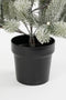 Black Box Trees Nigata Kunstkerstboom in Pot met LED Verlichting - H90 x Ø55 cm - Groen Frosted