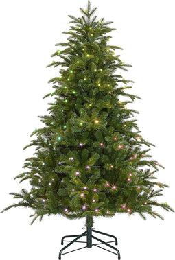 Black Box Trees Smart lighting Nestow Kunstkerstboom - H155 x Ø107 cm - Groen