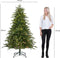 Black Box Trees Smart lighting Nestow Kunstkerstboom - H185 x Ø119 cm - Groen