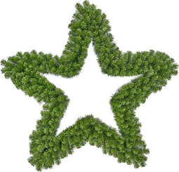 Black Box Trees Ster 330 Tips Kerstkrans - 90x90x8.5 cm - PVC - Groen