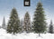 Black Box Trees Toronto Kunstkerstboom met LED verlichting - H215 cm - groen