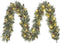 Black Box Trees Vandans Guirlande met LED Verlichting - L270 cm - Groen Frosted