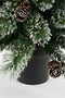 Black Box Trees Vandans Kunstkerstboom in Pot - H90 x Ø48 cm - Groen Frosted