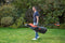 BLACK+DECKER 34cm maaier Bike Handle 1400W 40L + 250W Strimmer promo