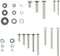Black+Decker 450-delig bouten en moeren assortiment - roestvrij staal - diverse maten en types