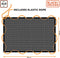 BLACK+DECKER Aanhangwagennet - 2 x 3 M - Rekbaar Elastiek 8MM - In Opbergtas - Zwart