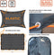BLACK+DECKER Aanhangwagennet - 2 x 3 M - Rekbaar Elastiek 8MM - In Opbergtas - Zwart