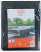 Black & Decker Afdekzeil/dekzeil voor aanhangers - zwart - waterdicht - 3x4 m