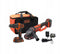 Black&Decker BCK24D1M1S-QW haakse slijper met schroef-klopboor machine en 2 accu's