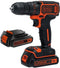 BLACK+DECKER BDCDC18B-QW Accuboormachine - 18V - incl. lader en 2 accu's