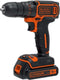 BLACK+DECKER BDCDC18B-QW Accuboormachine - 18V - incl. lader en 2 accu's