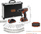 BLACK+DECKER BDCDC18BAFC-QW Accuboormachine kit - 18V - 80 accessoires - incl. 2 accu's en lader