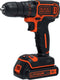 Black&Decker BDCHD18S2KA-QW 18 V Schroefklopboormachine met 2 Accu's, 104 Acc. en Kluskoffer
