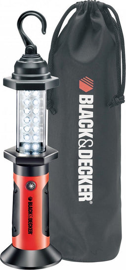BLACK+DECKER BDLB14 Bouwlamp - Looplamp - 14 ultraheldere LED's - breukvast polycarbonaat