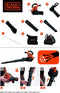 BLACK+DECKER - BEBLV260 Bladblazer - 2600w - 3-in-1 - 40L opvangzak