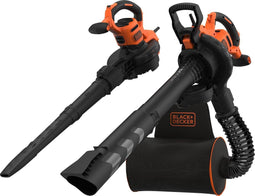 BLACK+DECKER BEBLV300-QS Bladblazer - 3000W - 72L ruggedragen opvangzak - gesnoerd