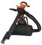 BLACK+DECKER BEBLV301 Bladblazer - Blaas en zuigfunctie - Rugzak als opvangzak