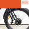 BLACK+DECKER Beugelslot - Fietsslot/ Scooterslot/ Motorslot - ⌀ 14 x 25 CM - 3 Reservesleutels