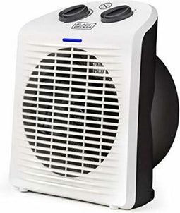 Black & Decker BXSH2000E electrische verwarming Ventilator elektrisch verwarmingstoestel Binnen Zwart, Wit 2000 W