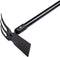 BLACK+DECKER Cultivator met Schoffel BXGTTO7009 - Combitool - Steel 148CM - Lange Tanden en Scherpe Schoffel Rand - Zwart/Oranje