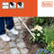 BLACK+DECKER Cultivator met Schoffel - Tuinhark en Schoffel - In Lengte Verstelbaar 66-101CM - Cultiveren en Onkruid Wieden - Kop van Koolstofstaal