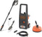 BLACK+DECKER Hogedrukreiniger BXPW1400PE - 8 Accessoires - 1400W - 110 Bar - 390 l/u