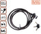 BLACK+DECKER Kabelslot BXCHBL7005 - Familie Fietsslot - Geschikt voor Fiets, Motor en Scooter - Lengte 240 CM - Temperaturen tot -20ºC - Zwart