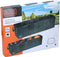 BLACK+DECKER Kofferbak Opbergbox - 110 x 30 x 30 CM - 5 Vakken - Opvouwbaar - Met Handvatten - Zwart