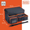 BLACK+DECKER Kofferbak Organizer - 47.5 x 25 x 30 CM - Met Draagriem - Cuphouders - Grijs/ Oranje