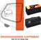 BLACK+DECKER Kofferbak Organizer - Kofferbak Tas - 55 x 15 x 23 CM - 1 Groot Vak en 2 Insteekvakken - Boodschappen en Auto Accessoires - Met Klittenband - Zwart