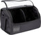 BLACK+DECKER Kofferbak Organizer - Kofferbaktas met Transparante Cover - 2 Hoofdvakken en Meerdere Zijvakken - Anti-Slip Vlak - Polyester - Zwart