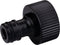 BLACK+DECKER Kraanstuk 3/4 - ⌀ 19 CM - Koppelstuk - Kunststof - Zwart
