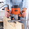 BLACK+DECKER KW1200E-QS Bovenfrees - 1200W - 55 mm - zonder koffer